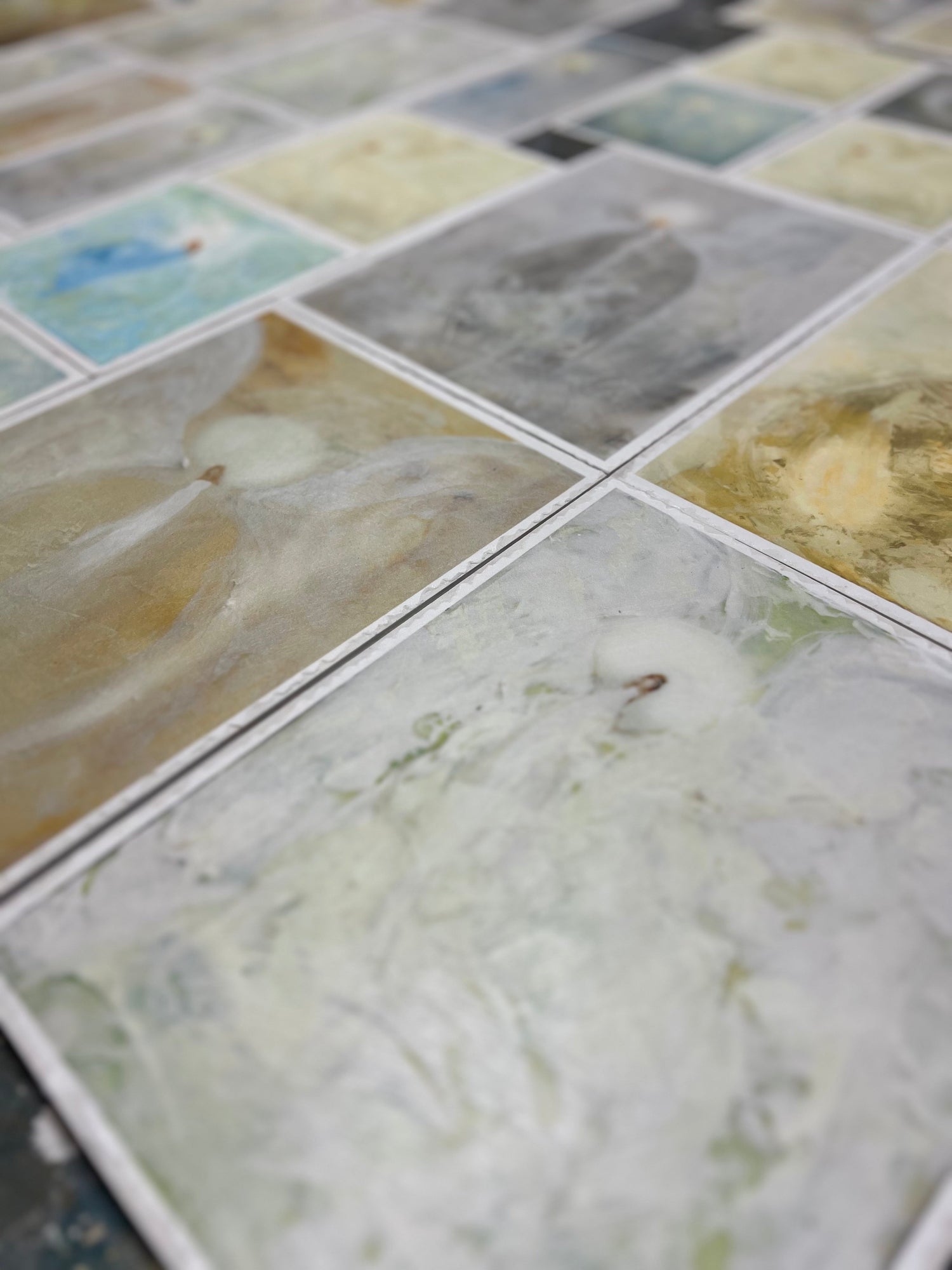 Angel Prints On Wood Blocks