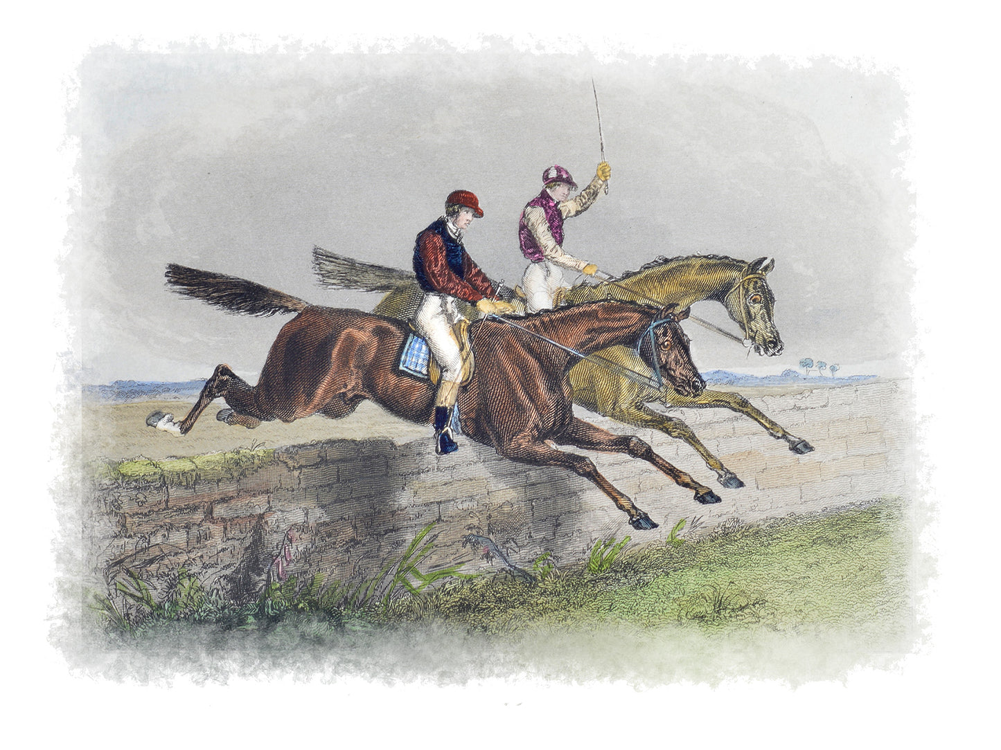 Vintage Horse Prints Set of 6